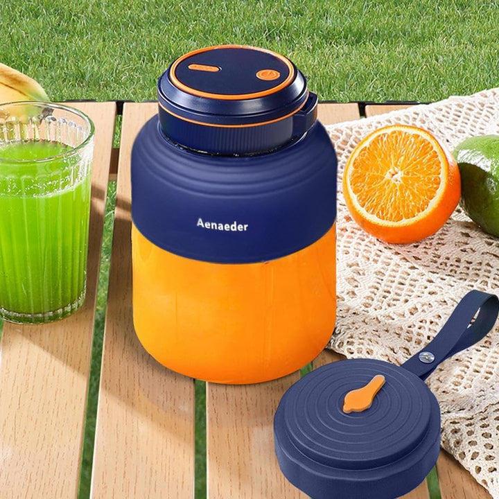 Tragbarer kabelloser Entsafterbecher, 1300 ml grosse Kapazität, kabelloser Entsafter, USB-wiederaufl