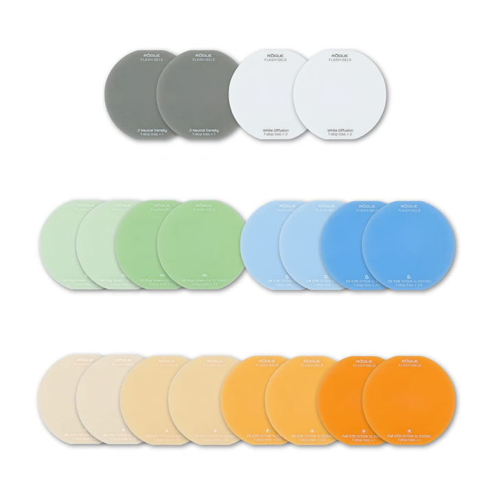 Rogue Round Flash Gels – Farbkorrektur-Set Farbkorrektur-Kollektion, Farbkorrektur-Kollektion