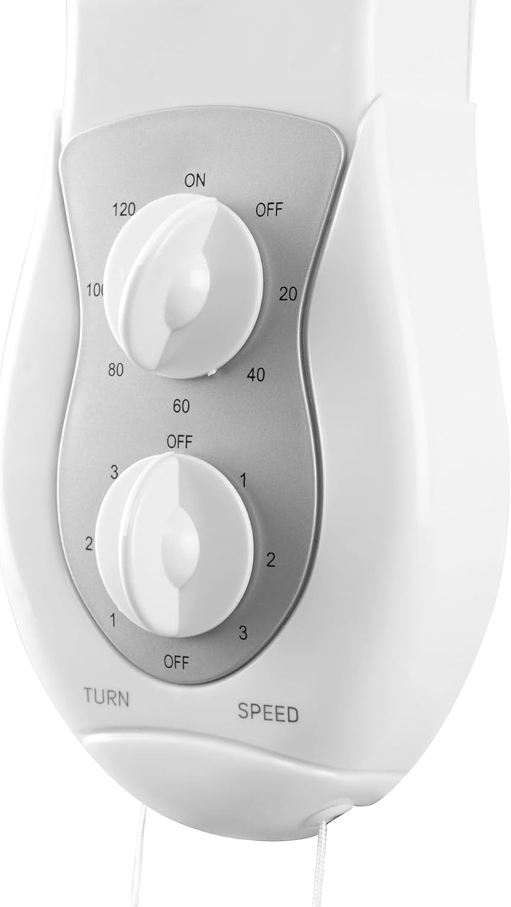 Orbegozo WF 0139 - Deckenventilator, drehbar, 3 Geschwindigkeiten, Timer, neigbares Kopfteil, Blätte