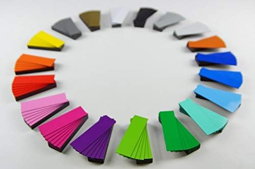 25 Magnet-Etiketten, Farbe Hellviolett, Länge 10 cm – Breite 4 cm. Hellviolett Longueur 10cm - Large
