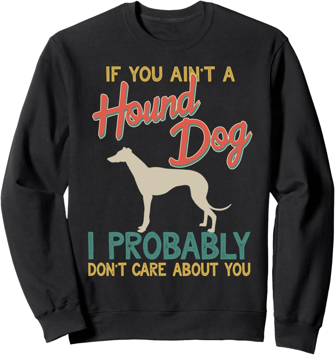 Funny Hound Dog Breeder Mom Dad Men Women Kids retro Gift Sweatshirt
