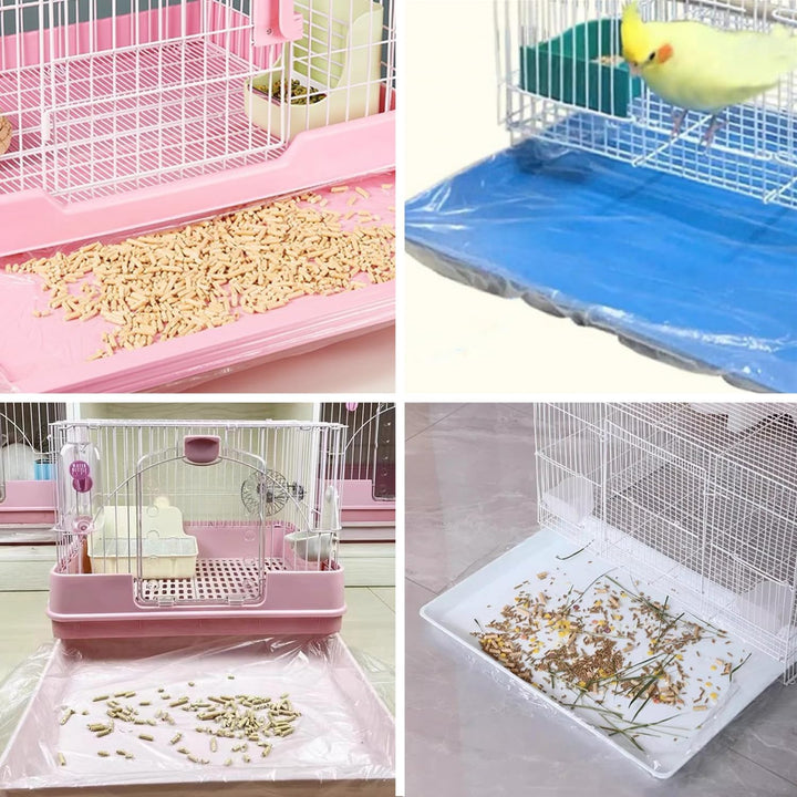 50 Stück Kaninchen-PIPI-Matte Einweg-Käfigfolie Folie für Käfig Hasenkäfigeinlage Einweg-Kaninchenkä