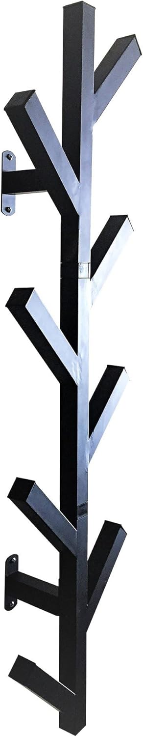 Premium Racks Garderobenleiste und Hutablage – modernes Design – Wandmontage – stilvoll – Schwarz, S