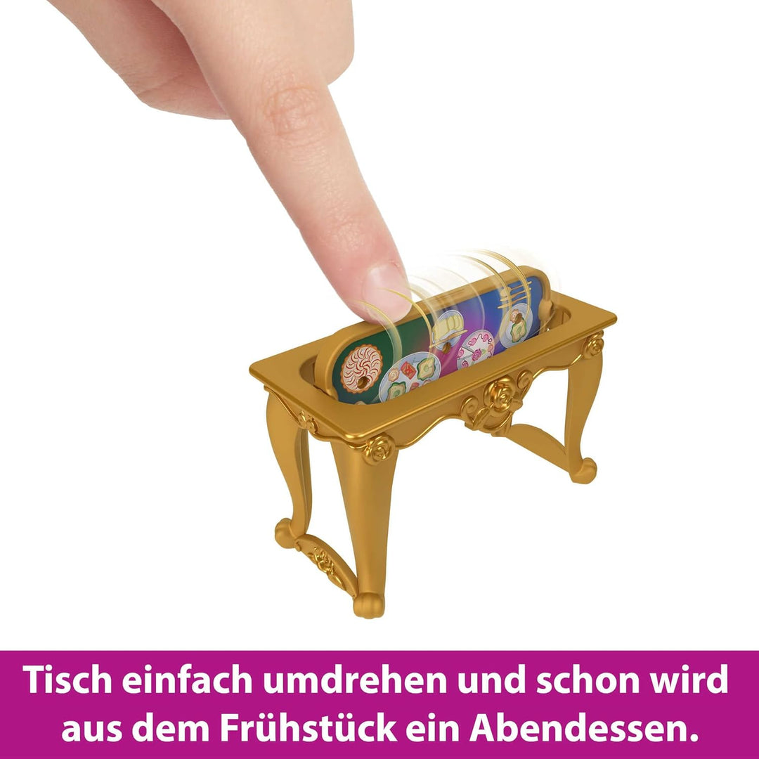 DISNEY Belles Schloss - Inspiriert von "Die Schöne und das Biest", Puppenhaus-Spielset, Reisespielze