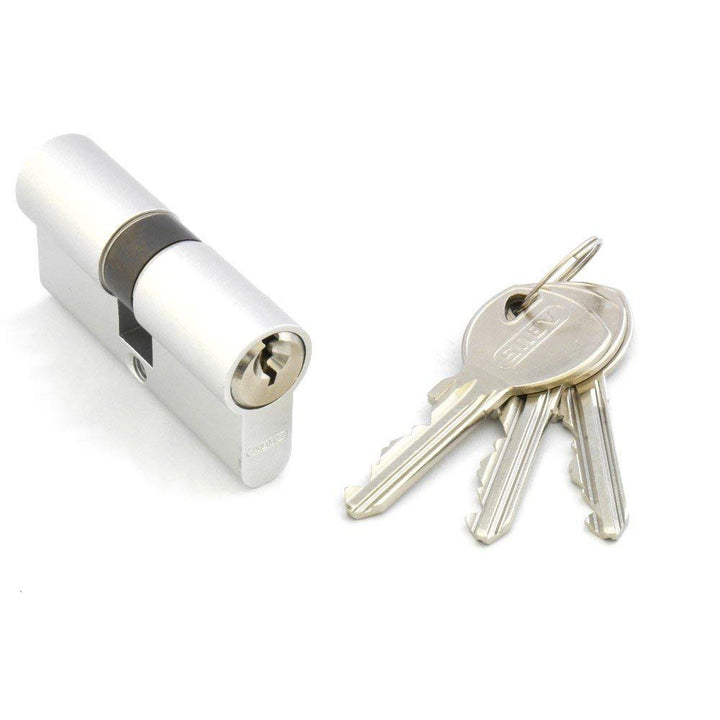 ABUS TITALIUM Doppelzylinder TI14 30/30 inkl. 3 Schlüssel, mit Not- und Gefahrenfunktion, Schliessun
