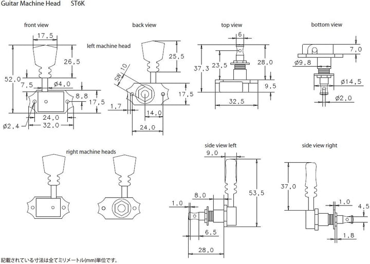 Schaller 10140123 Original-G-Series-Stimmmechanik, Nickel