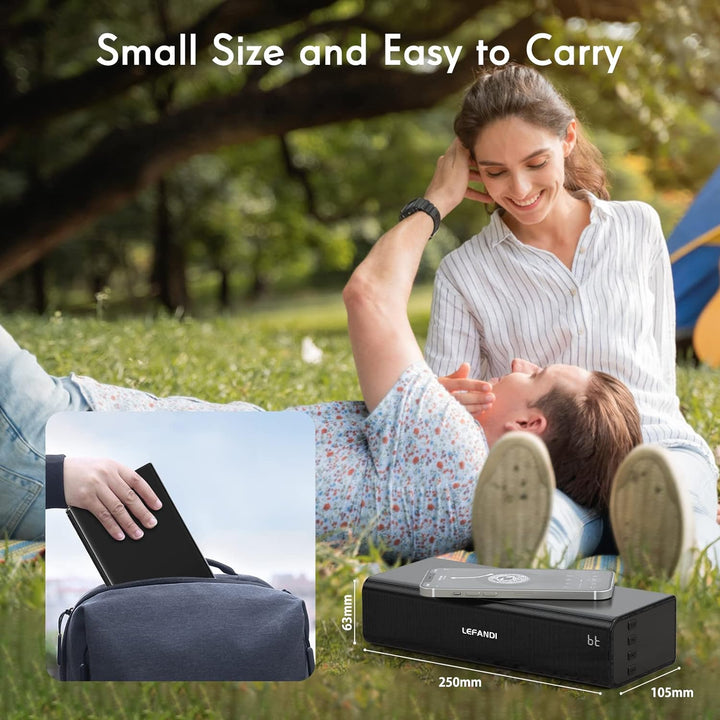 LEFANDI Karaoke Mikrofon Bluetooth,Karaoke Anlage mit 2 Mikrofonen,Portatile Karaoke Maschine mit 2