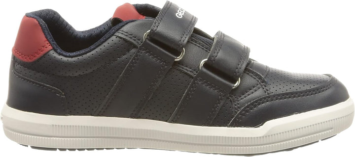 Geox Jungen J Arzach Boy A Sneakers 29 EU Navy Red Light, 29 EU Navy Red Light