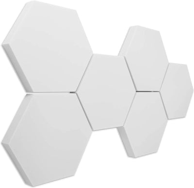 Schallabsorber aus Basotect ® G+ 6 Hexagon Akustik Elemente - Stärke: 50 mm #07: 6x50mm, #07: 6x50mm