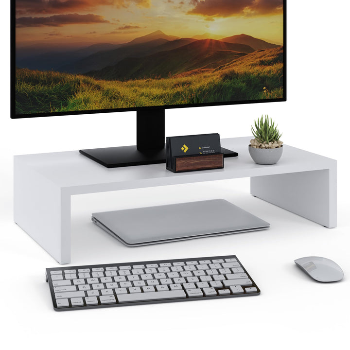 ComfortCove Monitorständer, 1-stufiger Monitorständer, Ständer für Computermonitore, Laptopständer,