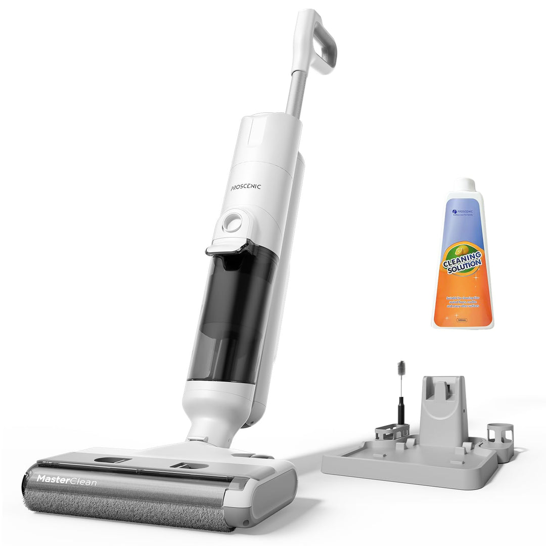 Proscenic F10 Pro Nass-Trockensauger Smart 3 in 1, Leichtgewicht, Leise kabelloser Staubsauger mit W