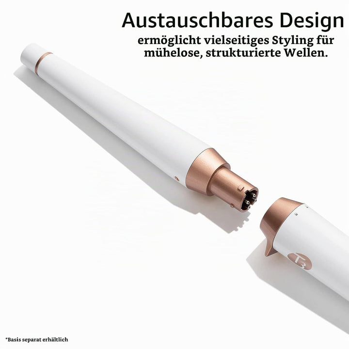 T3 Austauschbare Lockenstab - und Stylingaufsätze Tousled Waves Tapered Interchangeable Styling Wand