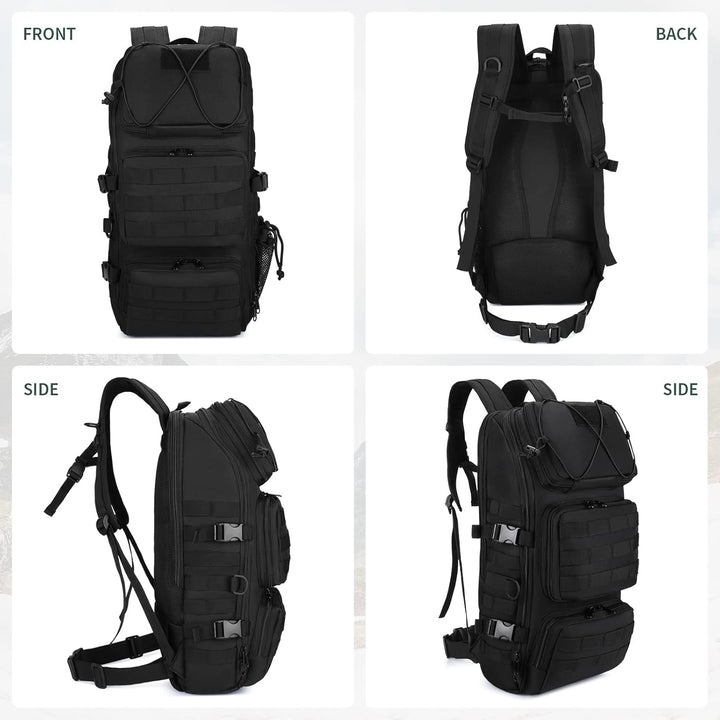 Molle Rucksack Herren Wanderrucksack Taktischer Backpack Schulrucksack 900D Nylon Mehrere Tasche Day