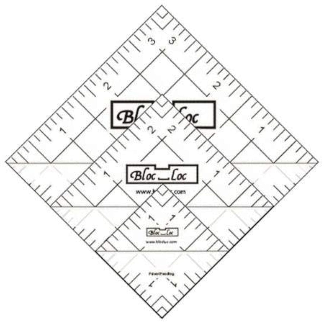 Bloc Loc ~ Halbquadratisches Dreieckslineal-Set 