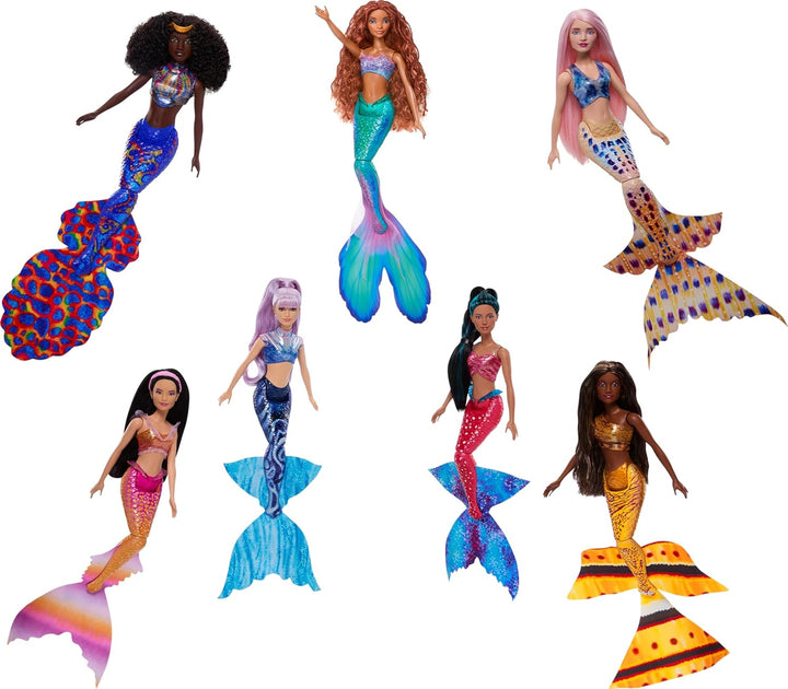 DISNEY Arielle, die Meerjungfrau - Arielle und ihre 6 Geschwister Caspia, Indira, Perla, Karina, Mal