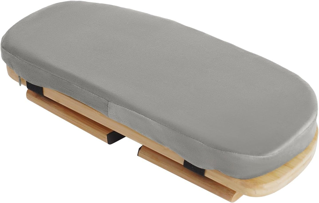 BAOCHADA Meditationsbank – Klappbare Ergonomische Bambus-Meditationsbank mit Bequemem Kissen, zum Kn