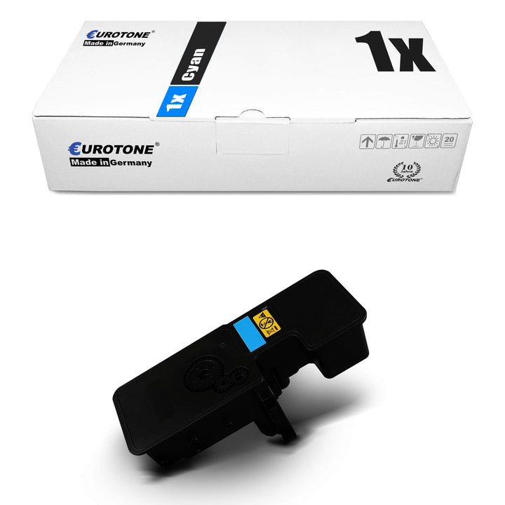Eurotone Cyan Toner für Utax P-C2566W P-C2650DW P-C2655WMFP ersetzt PK5015C, Cyan