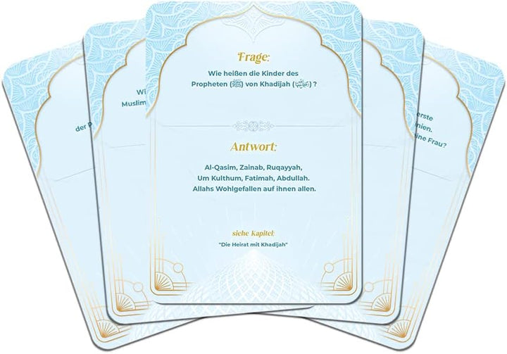 Islamisches Spiel Quizkarten Prophet Muhammed und Islam Geschenk Eid (Teil 2) - Deutsch, Teil 2