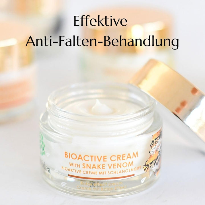 green idea – Schlangengift Creme – Sofort Lifting Effekt – Anti-Falten – Straffende Gesichtscreme –