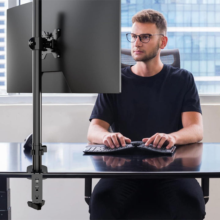 Pholiten Monitor Halterung, extra höhe 800mm Monitorhalterung, vollständig Verstellbarer höher Monit