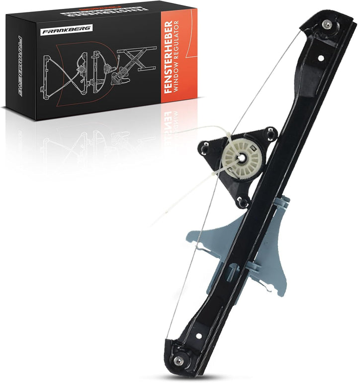 Frankberg Fensterheber Hinten Links Kompatibel mit Polo 9N_ 1.2L-2.0L 4/5-Türer Schrägheck 2001-2009