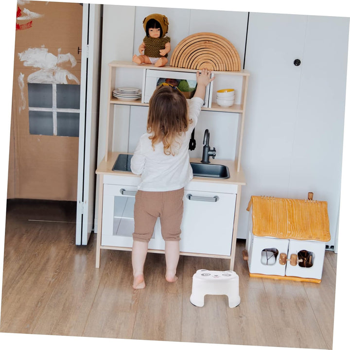 jojofuny Tritthocker Kinder Badezimmer Cartoon Anti Rutsch Kunststoff Hocker Fusshocker für Kinder u