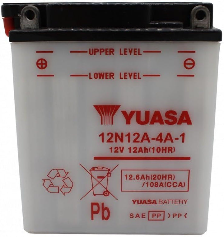 YUASA BATTERIE 12N12A-4A-1 offen ohne Saeure