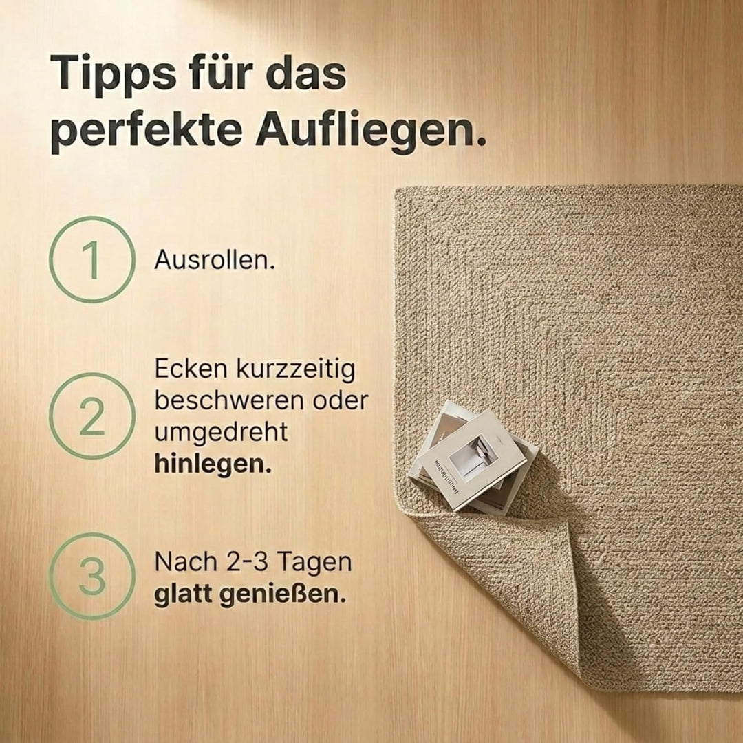 the carpet Kansas - robuster In- und Outdoor Teppich im natürlichen Jute-Look, wetterfest, geeignet