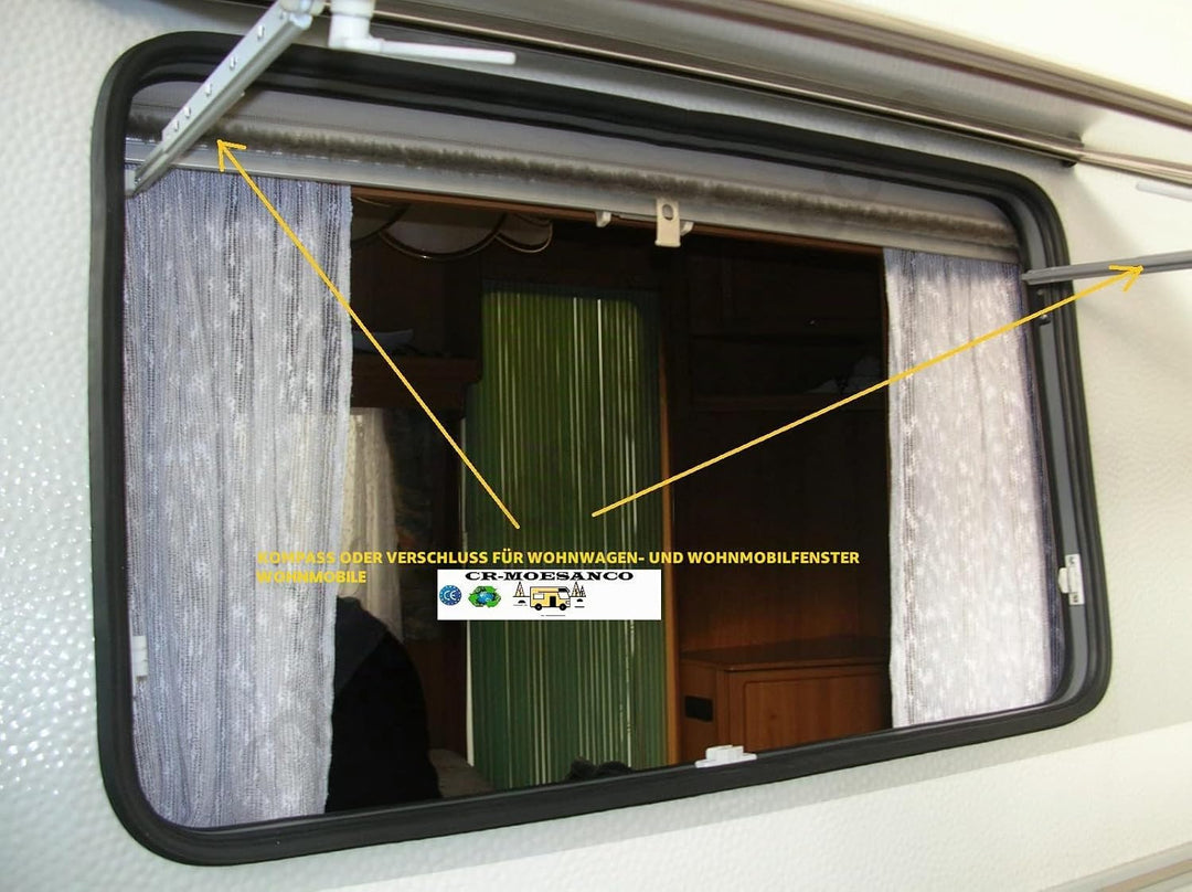 CR-MOESANCO® Compas-Arm für Wohnwagen und Wohnwagenfenster DE 110MM