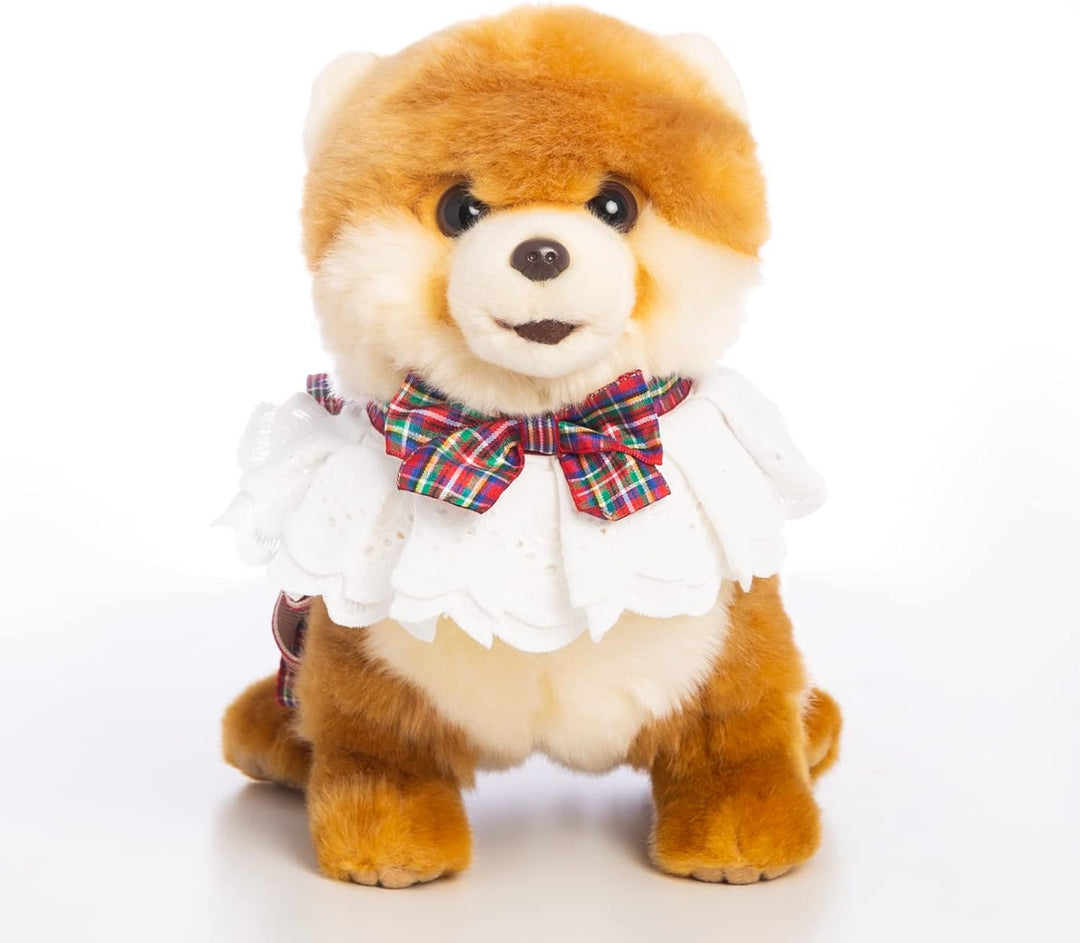 CU-MATE 30,5 cm Pommersche Simulation Plüschtier Hund – realistische Kuscheltiere Welpen Plüschtiere