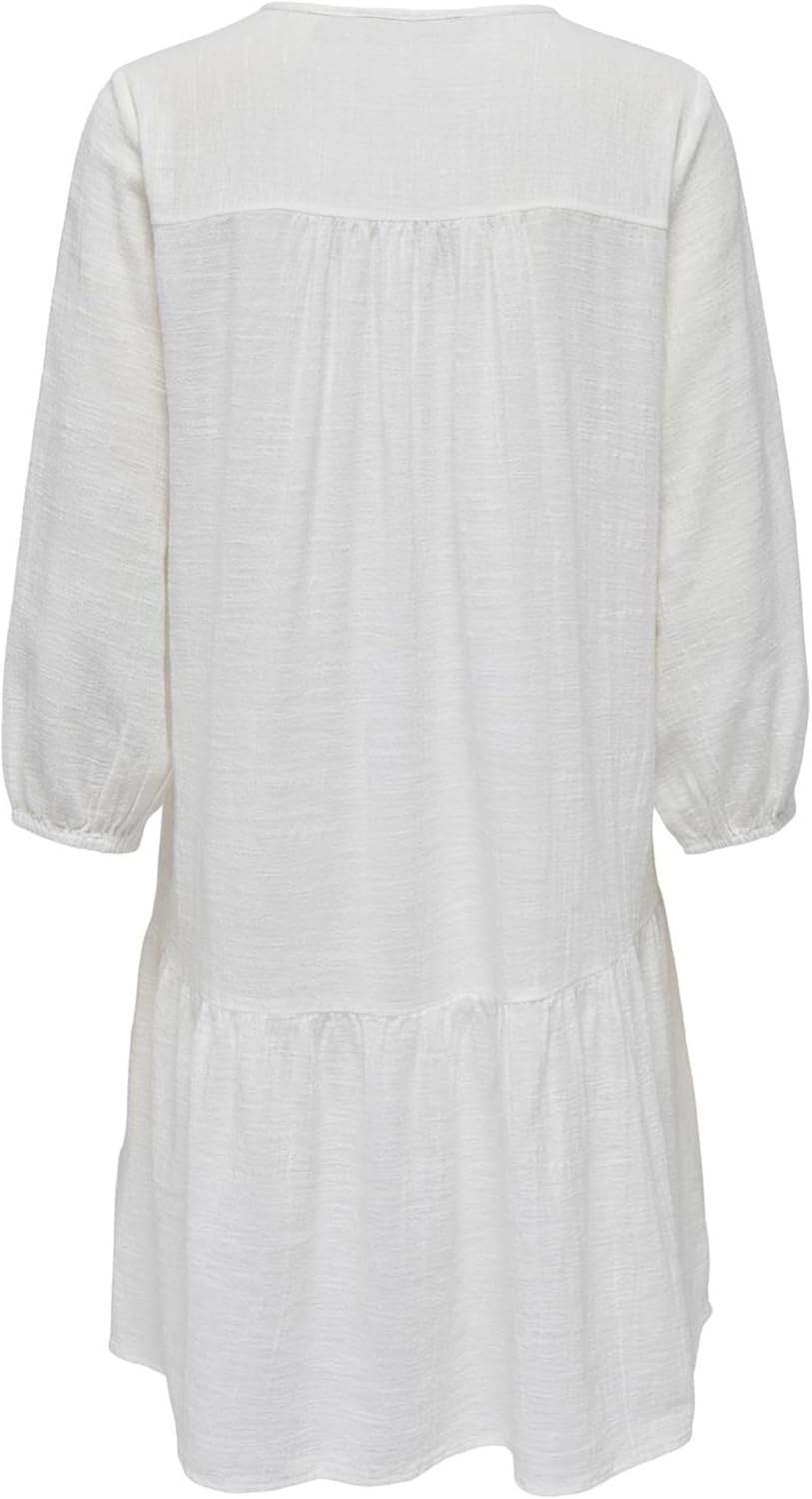 Only Damen Kleid 15219922 XS Cloud Dancer, XS Cloud Dancer