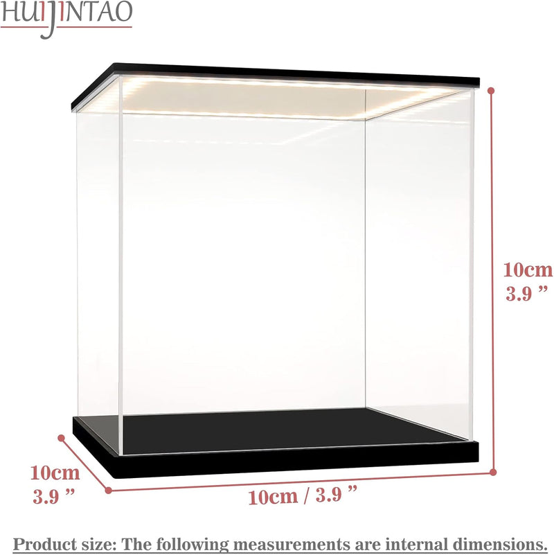 Acryl Vitrine / Schaukasten / Display Case für Modellautos, Figuren, Mineralien | mit LED Beleuchtun