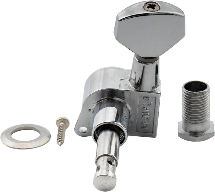 Wilkinson WJN07 6-in-Line EZ-Lok Gitarre Tuners Mechaniken 19:1 Ratio Machine Heads Tuning Pegs Stim
