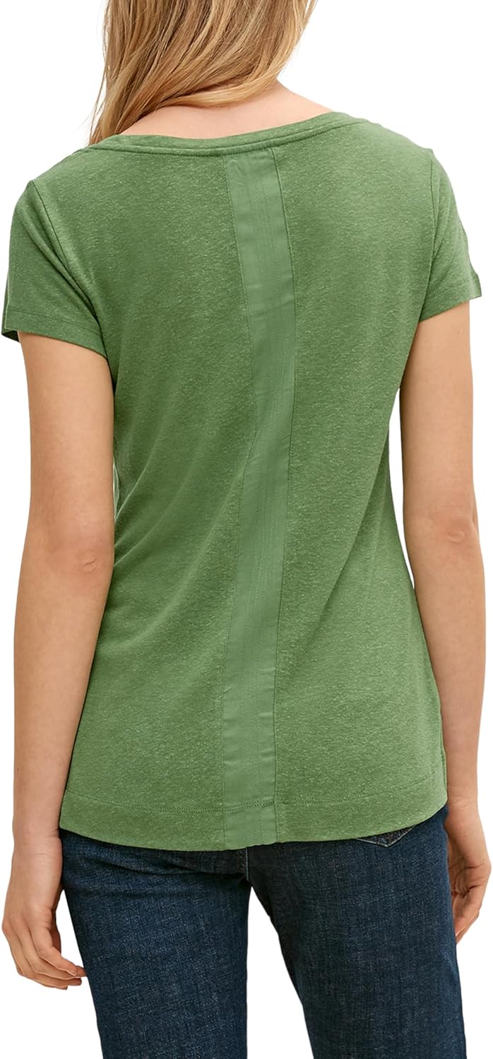 comma Damen T-Shirt 38 7465 Grün, 38 7465 Grün