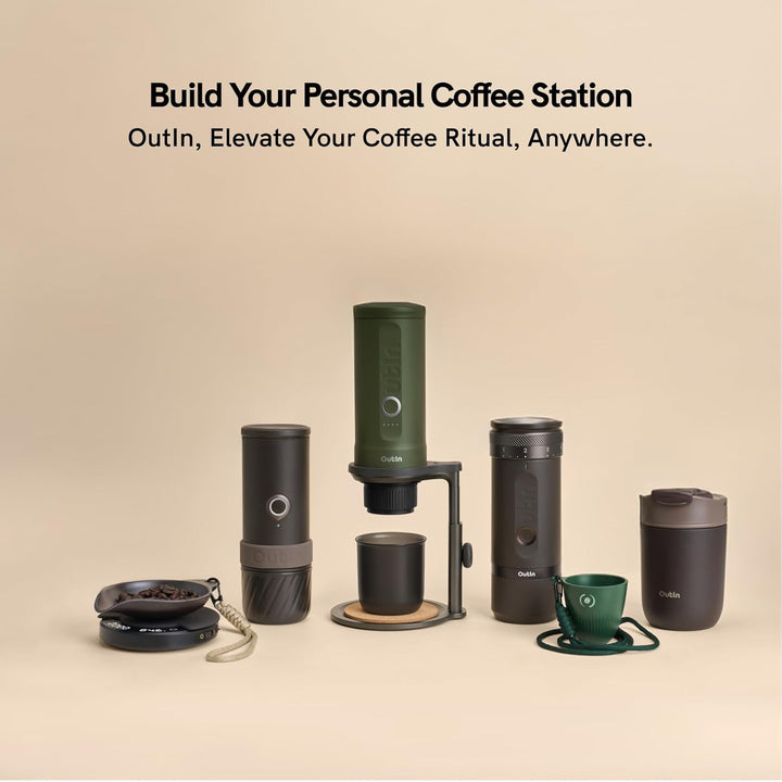 OutIn Universal-Kaffeeständer (mit Korkunterlage)