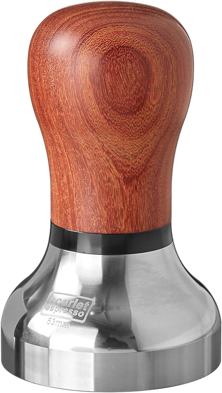 scarlet espresso | Tamper »Vittoria« für Barista; mit ergonomischem Griff aus Edelholz und präzision