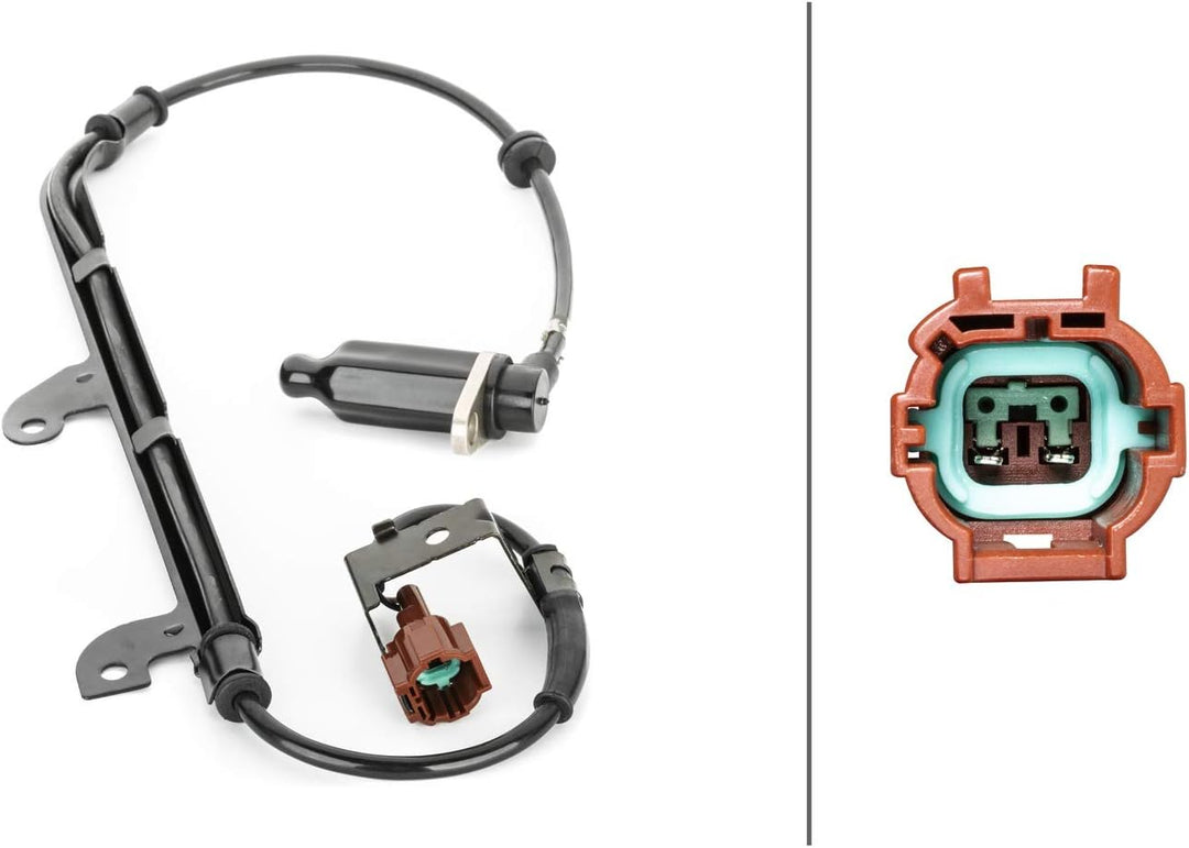 HELLA 6PT 014 494-731 Sensor, Abgastemperatur - 2-polig - geschraubt - Kabel: 530mm