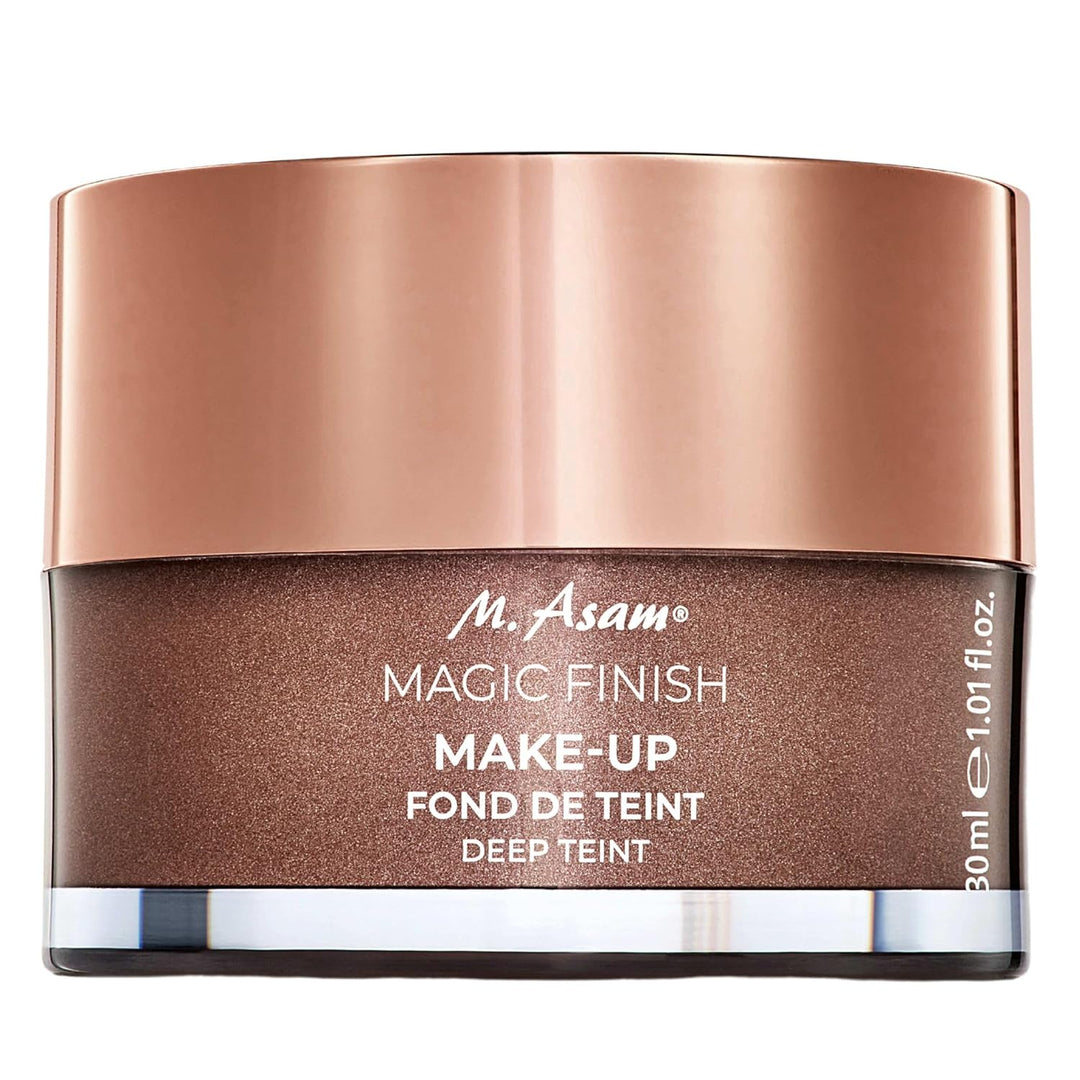 M. Asam MAGIC FINISH Make-up Mousse Deep Teint (30ml) – 4-in-1 : Primer, Puder, Concealer & Makeup,