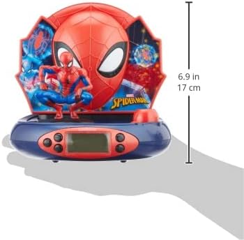 Spider-Man Radiowecker mit Projektion RP500SP, Spider-Man