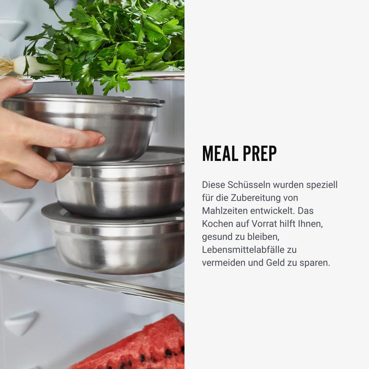 BLACK + BLUM Multifunktions Lunchbox Edelstahl 1,4L, 100% auslaufsichere Meal Prep Boxen mit Vakuumv