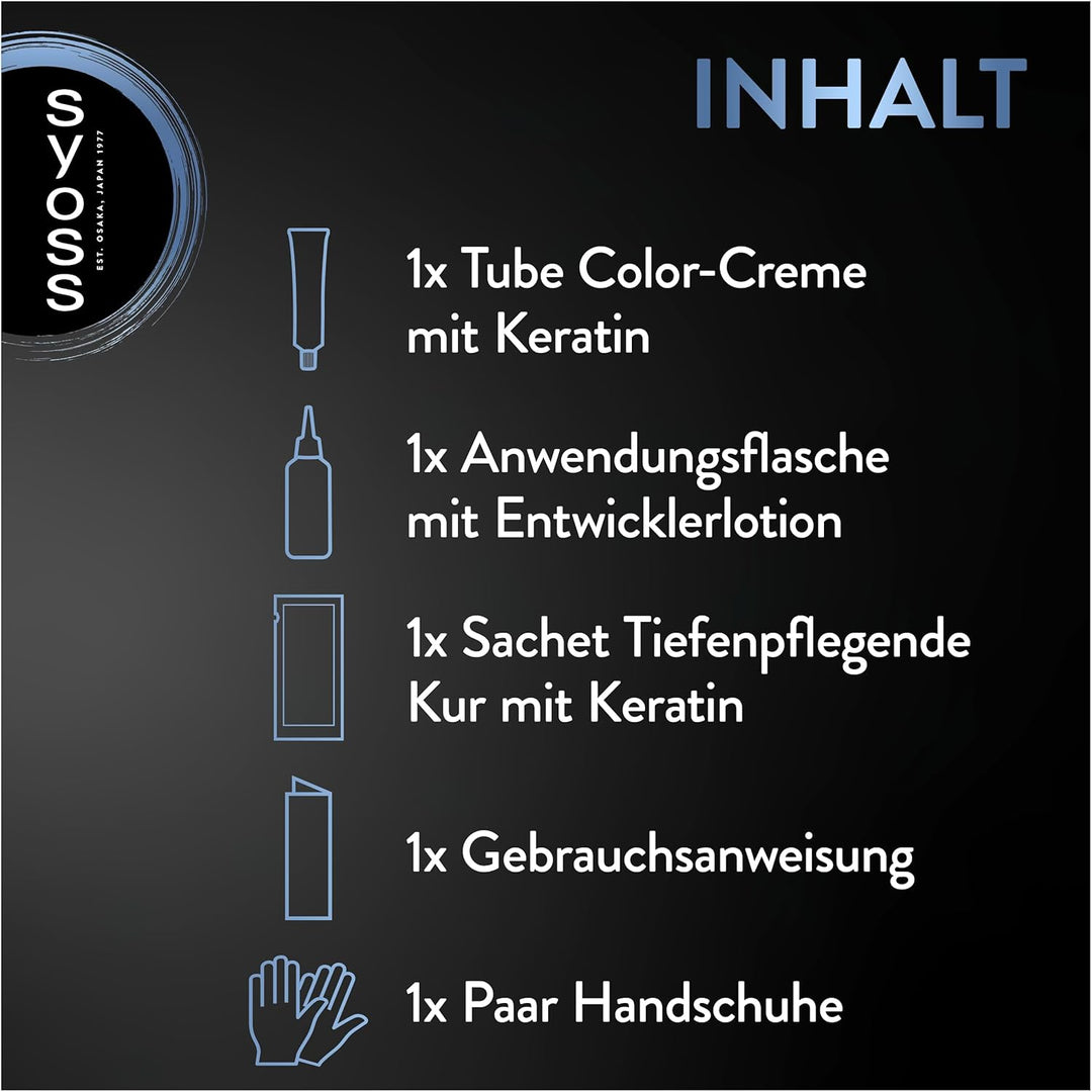 SYOSS Coloration 10_13 Scandi Blond (3 x 115 ml), permanente Coloration mit Keratin verleiht einen k