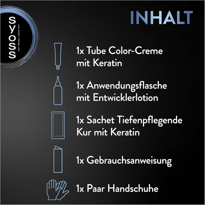 SYOSS Coloration 10_13 Scandi Blond (3 x 115 ml), permanente Coloration mit Keratin verleiht einen k
