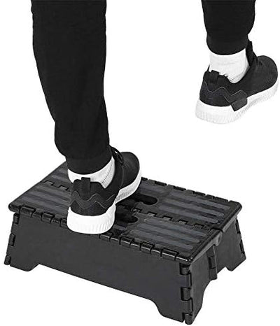Half Step, Klappbarer Tritthocker Black Ladder für ältere schwangere Badreisende Reduziert die Höhe