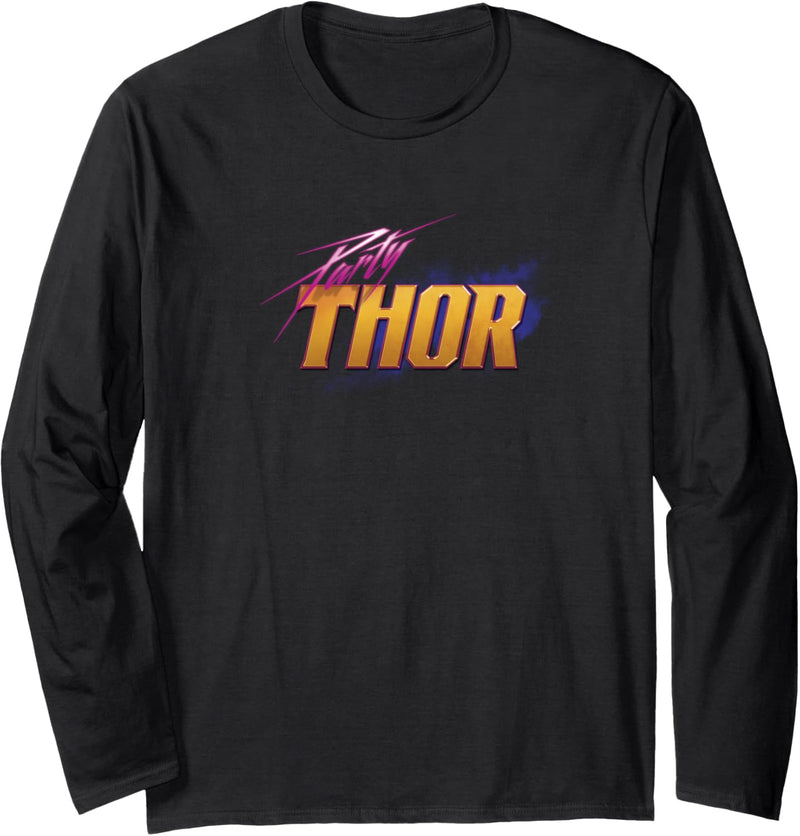 Marvel What If Party Thor Retro Langarmshirt