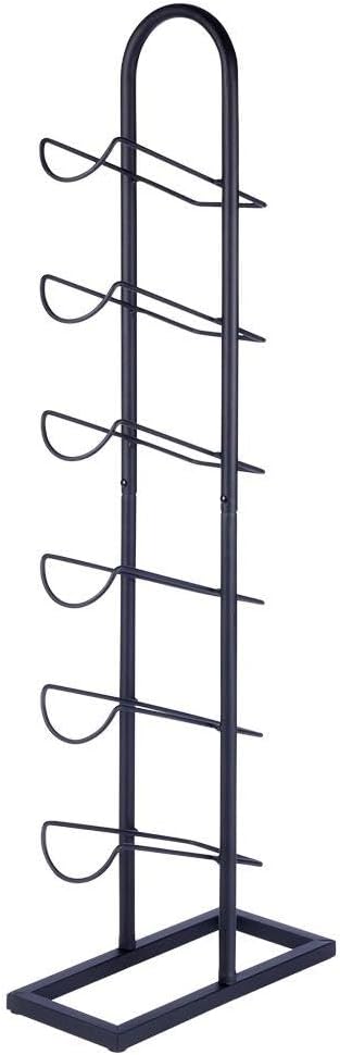 Vilde Weinregal Flaschenständer Weinhalter Flaschenregal Weinflaschenhalter aus Metall für 6 Flasche