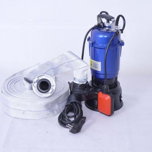 Fäkalienpumpe Tauchpumpe Schmutzwasserpumpe 0,55kW 300l/min mit 20m