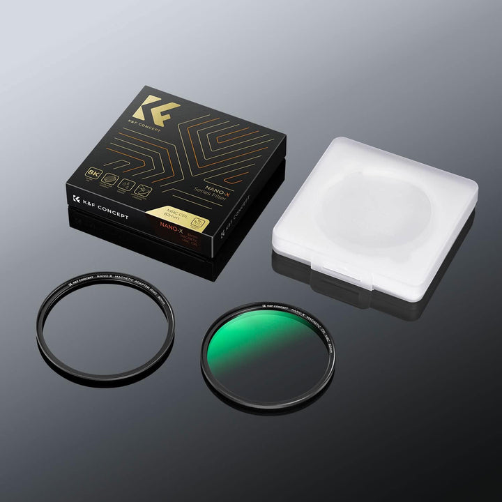 K&amp;F Concept Nano X-Serie Magnetischer Polfilter 67mm mit Magnetischer Adapterring-Zirkularer Polaris