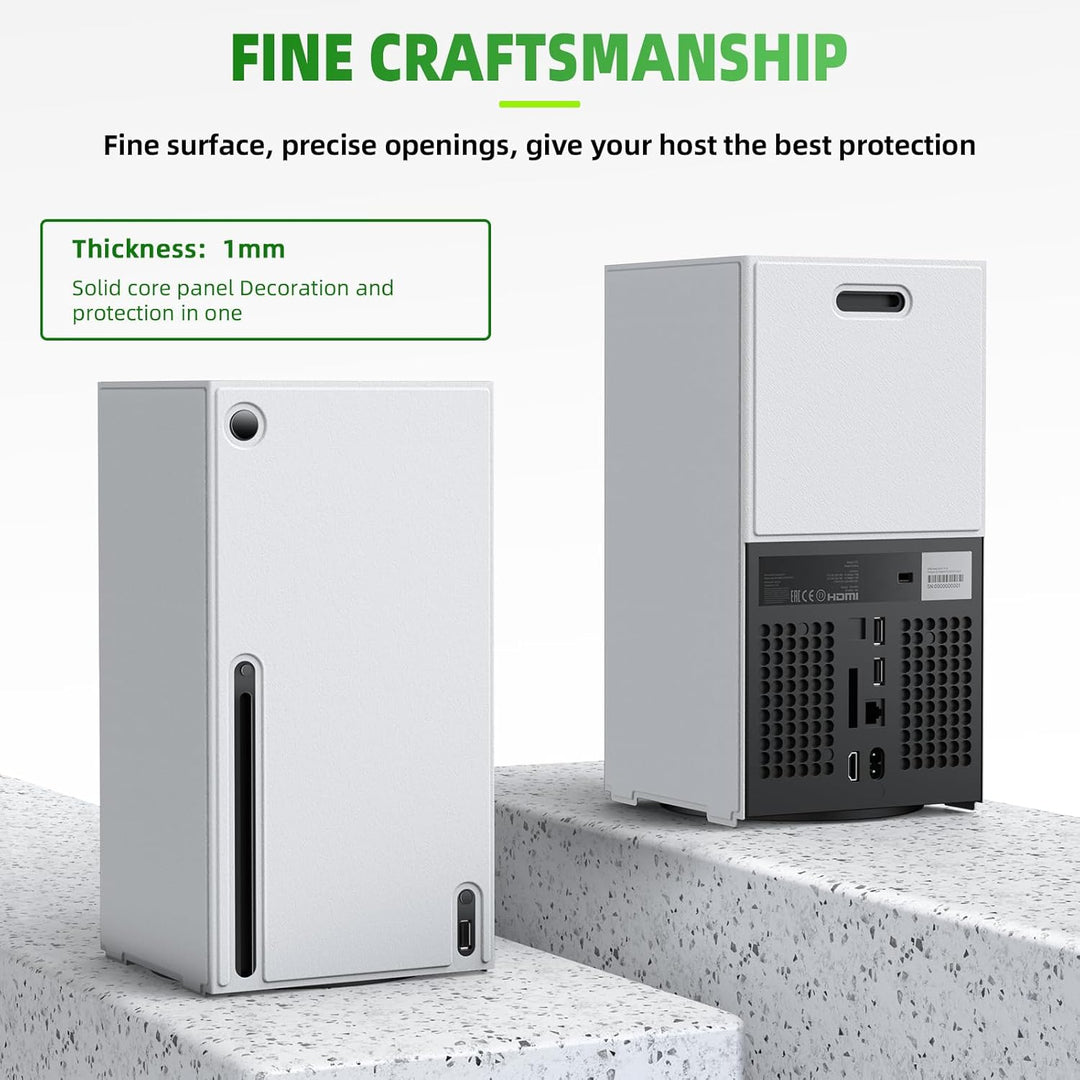 WOLIBEAR Magnetische Smart Wraps für Xbox Series X Konsole, Vollschutz Schutzhülle Case für Xbox Ser