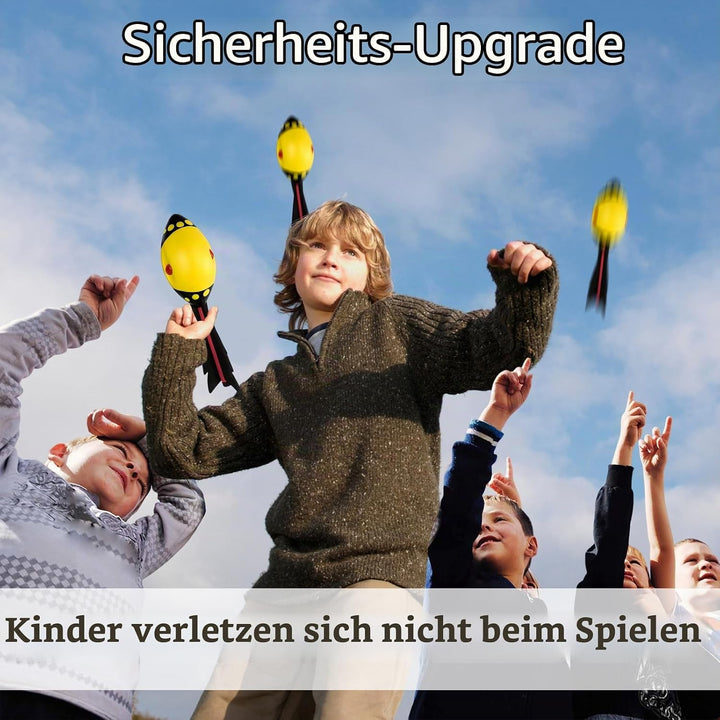 dellyy Vortex Aero, Wurfrakete Outdoor Spass, Rocket Werfen aus Weicher Foam für Gross und Klein, Ro