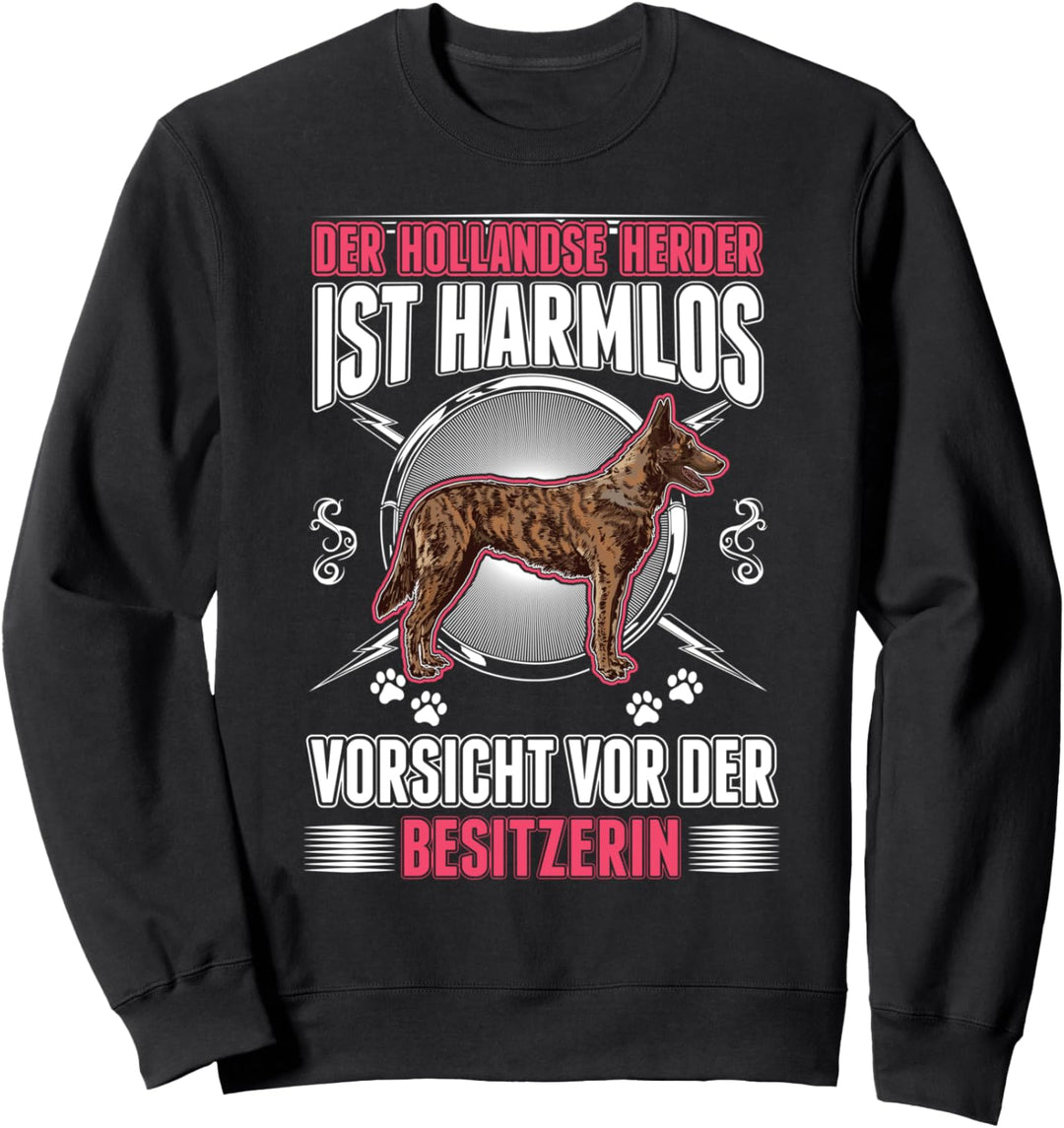 Hollandse Herder Besitzerin Holländischer Schäferhund Sweatshirt